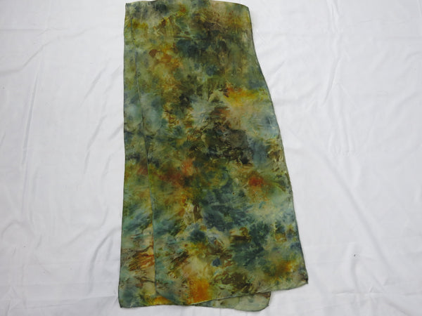 Hand-Dyed Silk Scarf Large