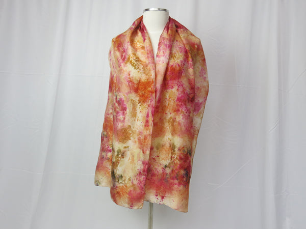 Hand-Dyed Silk Scarf Large