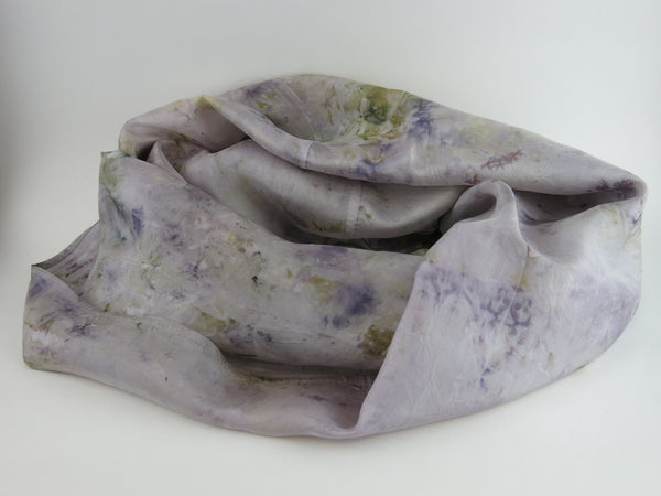 Hand-Dyed Silk Infinity Scarf