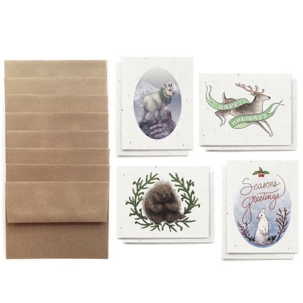 Plantable Greeting Cards - Holidays