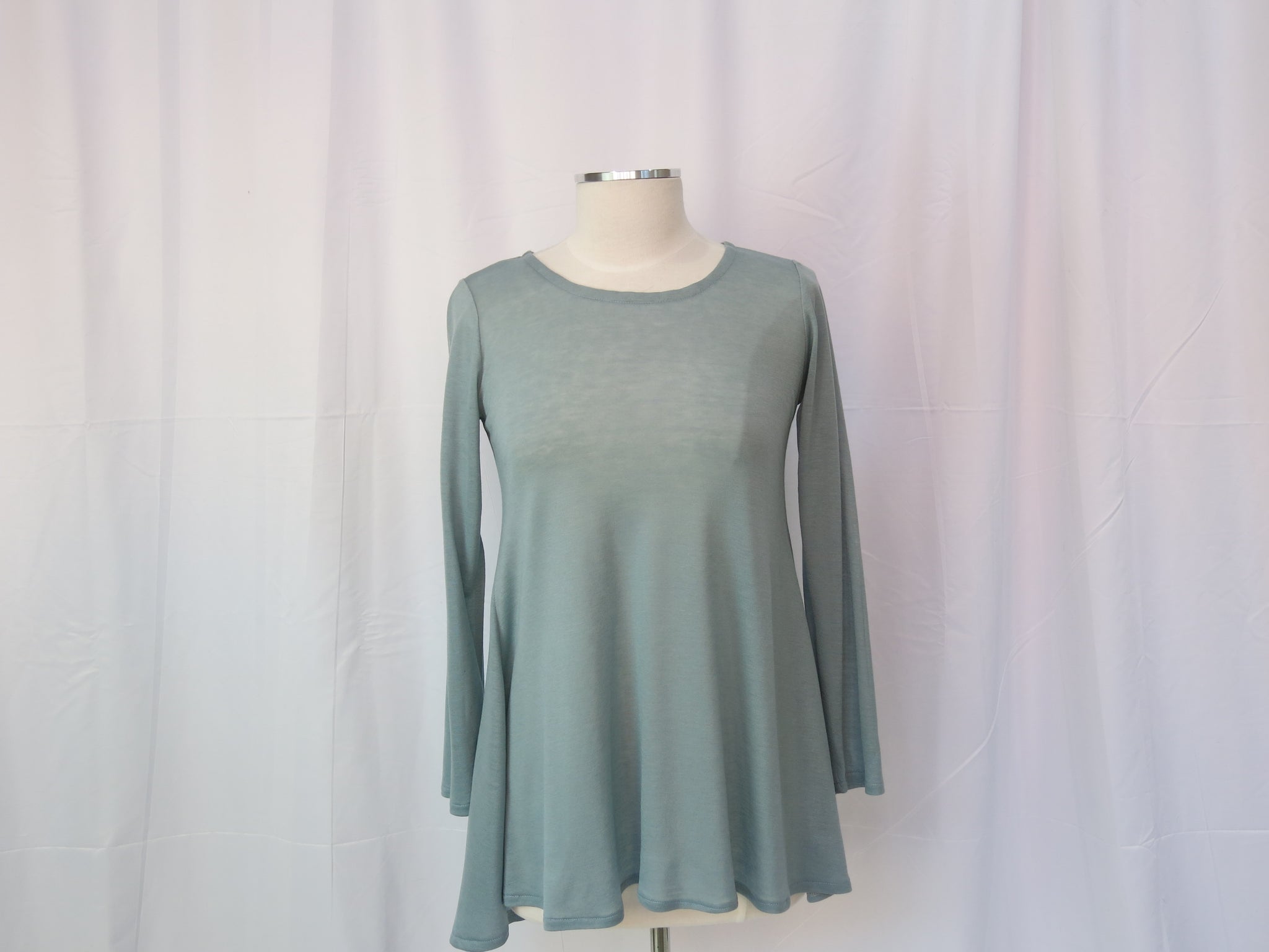 Wool Tencel Tunic Ocean